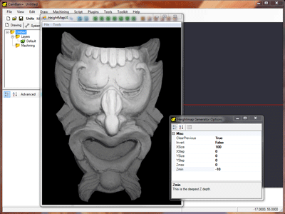 Heightmap toolpath Heightmap toolpath